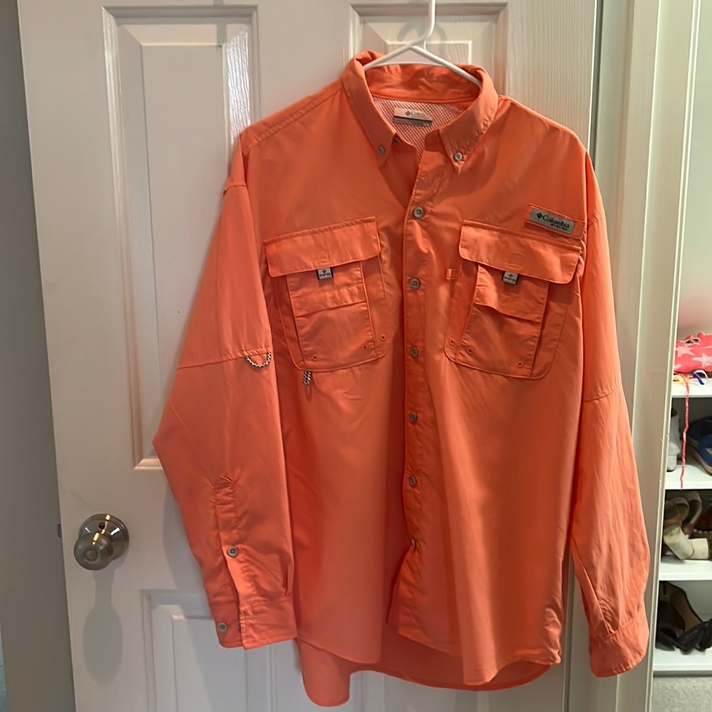 Columbia PFG Coral Shirt Size M
